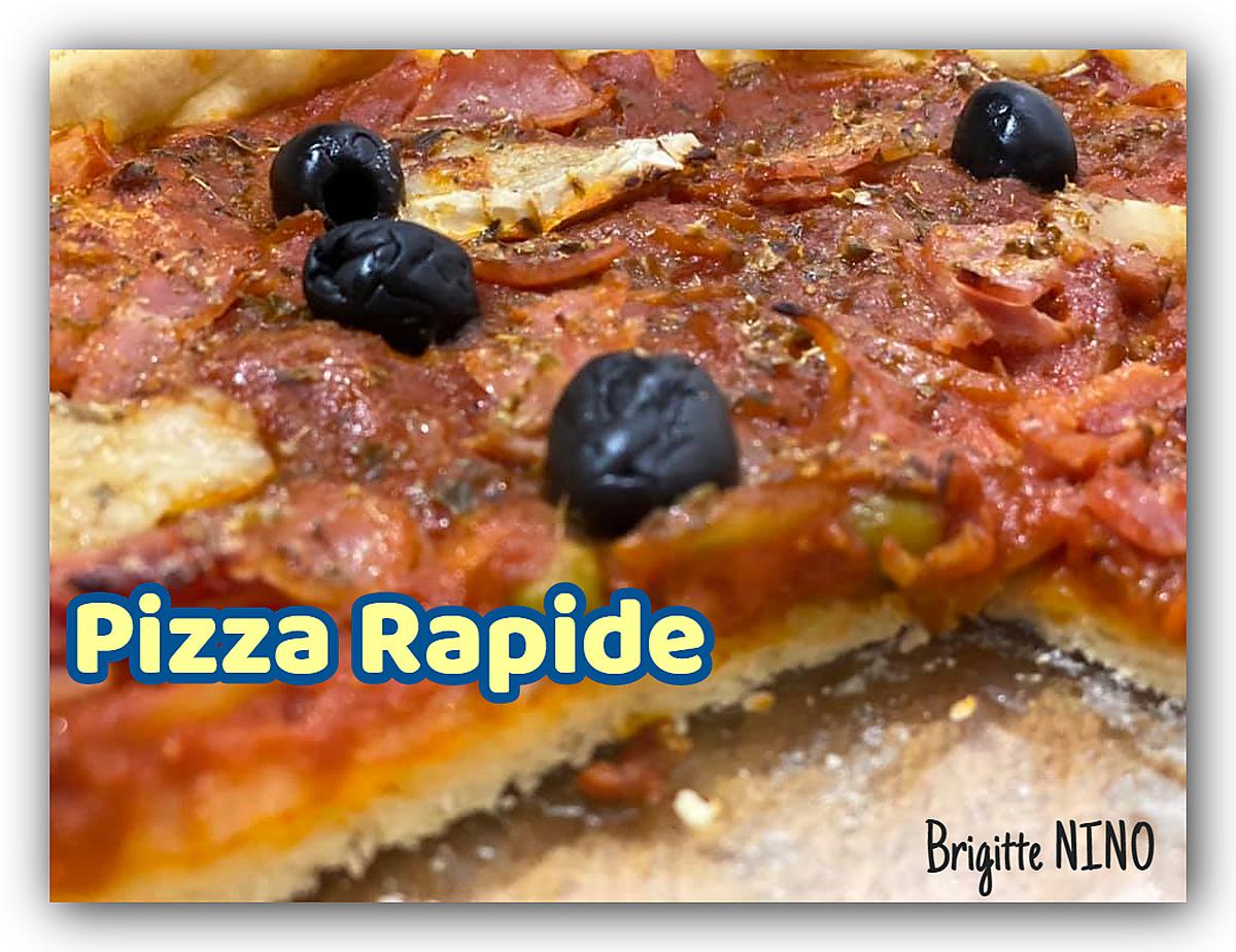 recette PIZZA RAPIDE