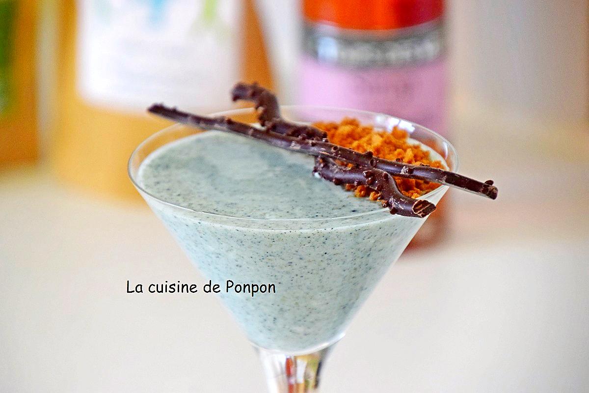 recette Verrine de yaourt à la linette et spiruline