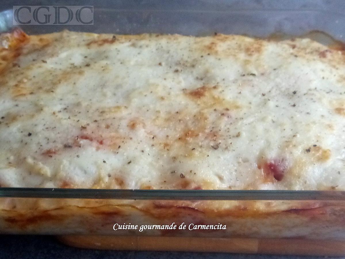 recette Lasagnes aux deux viandes sauce tomate et béchamel au parmesan