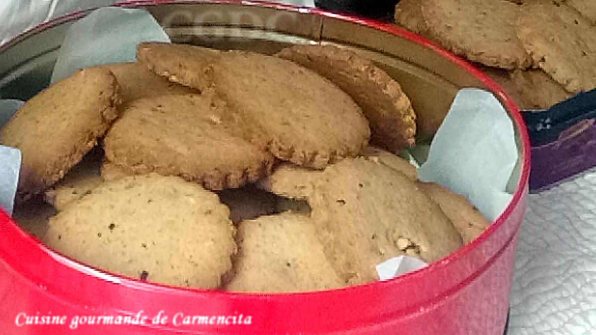 recette Petits biscuits sablés aux amandes