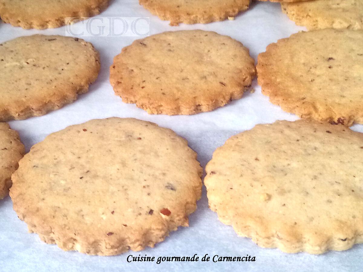 recette Petits biscuits sablés aux amandes