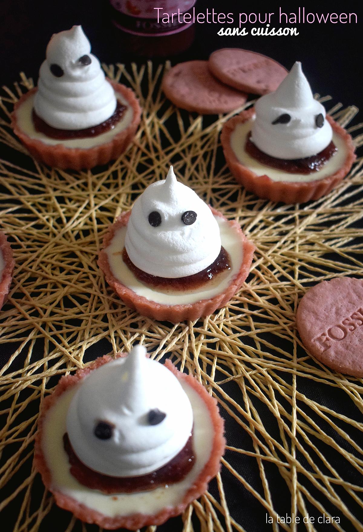 recette Tartelettes pour halloween sans cuisson