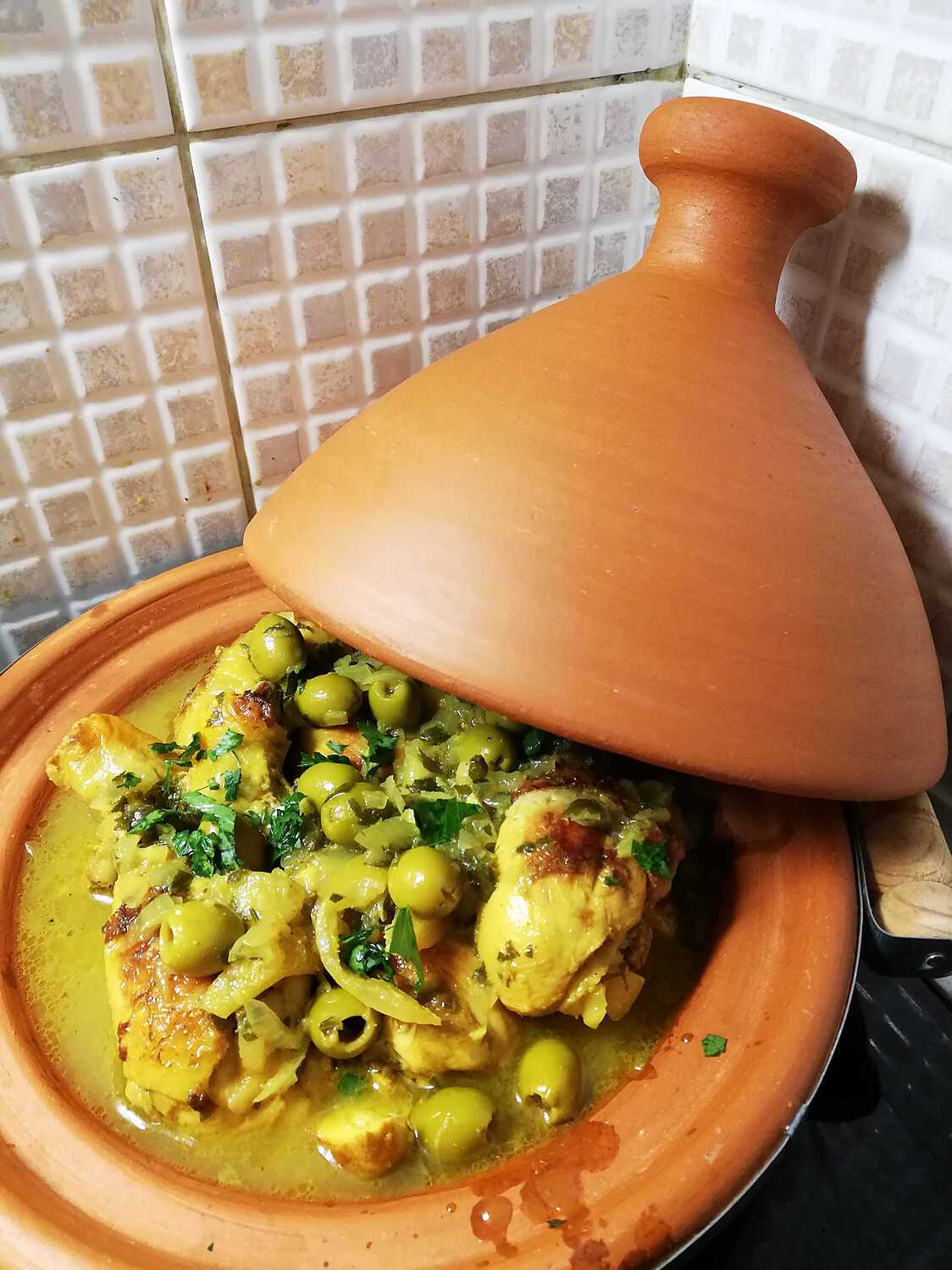 Poulet olives et citron confit pour 2 pers