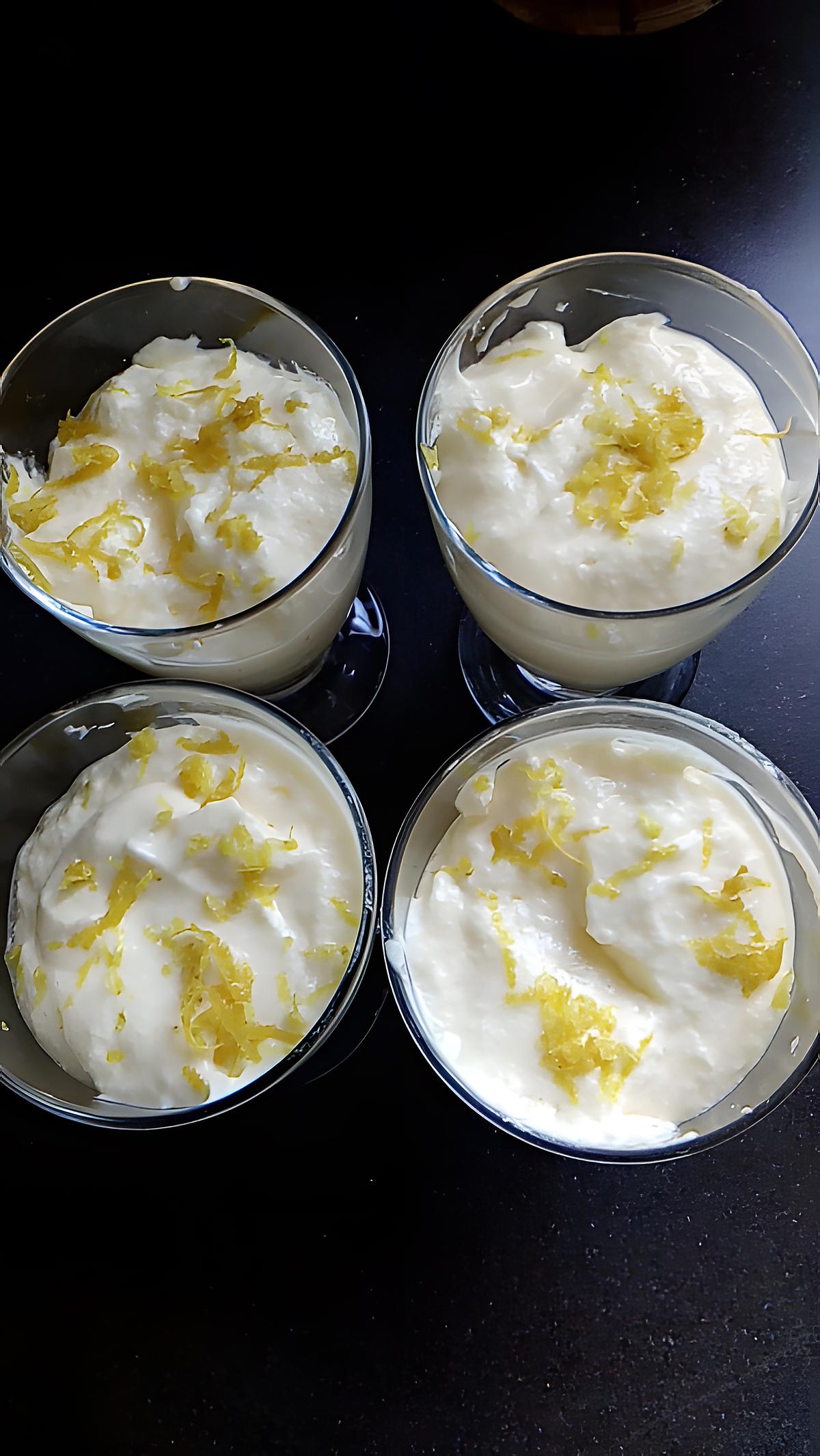 recette mousse au citron et mascarpone