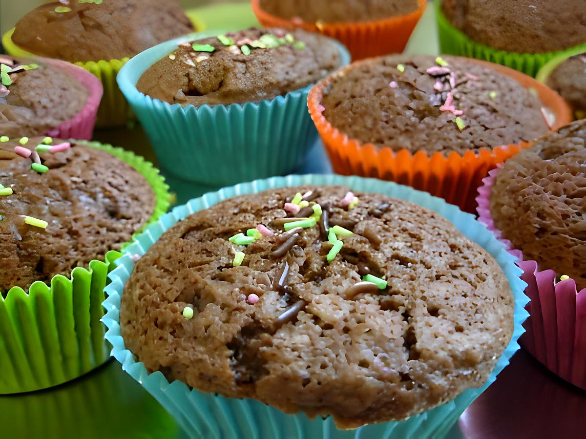 recette Mini-brownies noisettes et amandes...