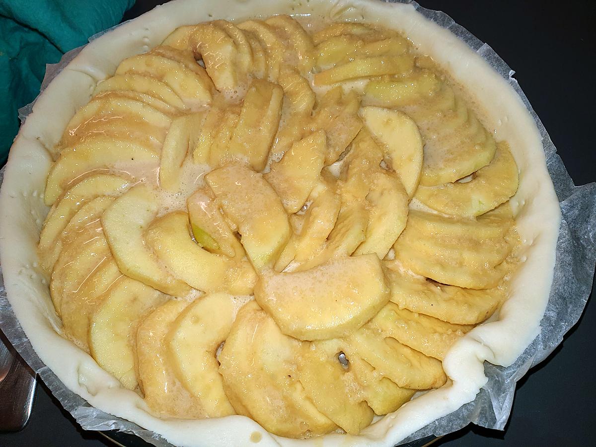 recette Tarte aux pommes crème d'amande