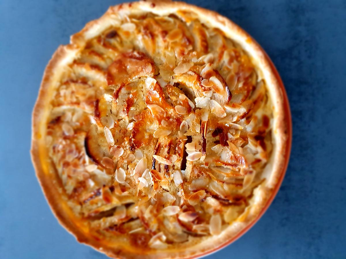 recette Tarte aux pommes crème d'amande