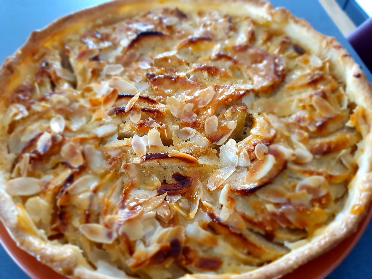 recette Tarte aux pommes crème d'amande