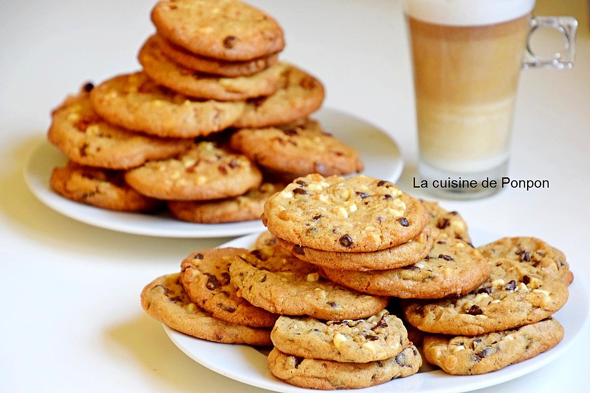 recette Cookies aux 2 chocolats selon Cyril Lignac