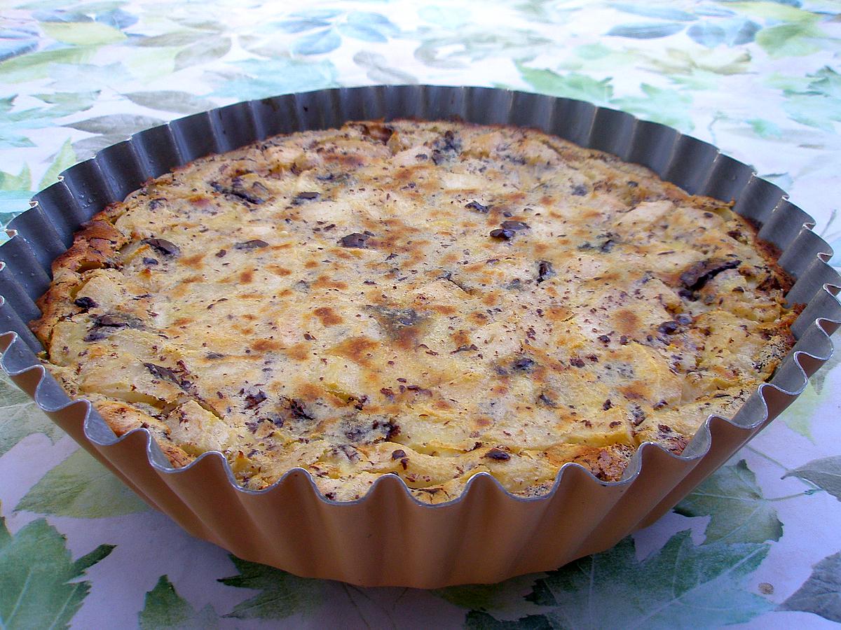 recette Clafoutis aux poires et chocolat