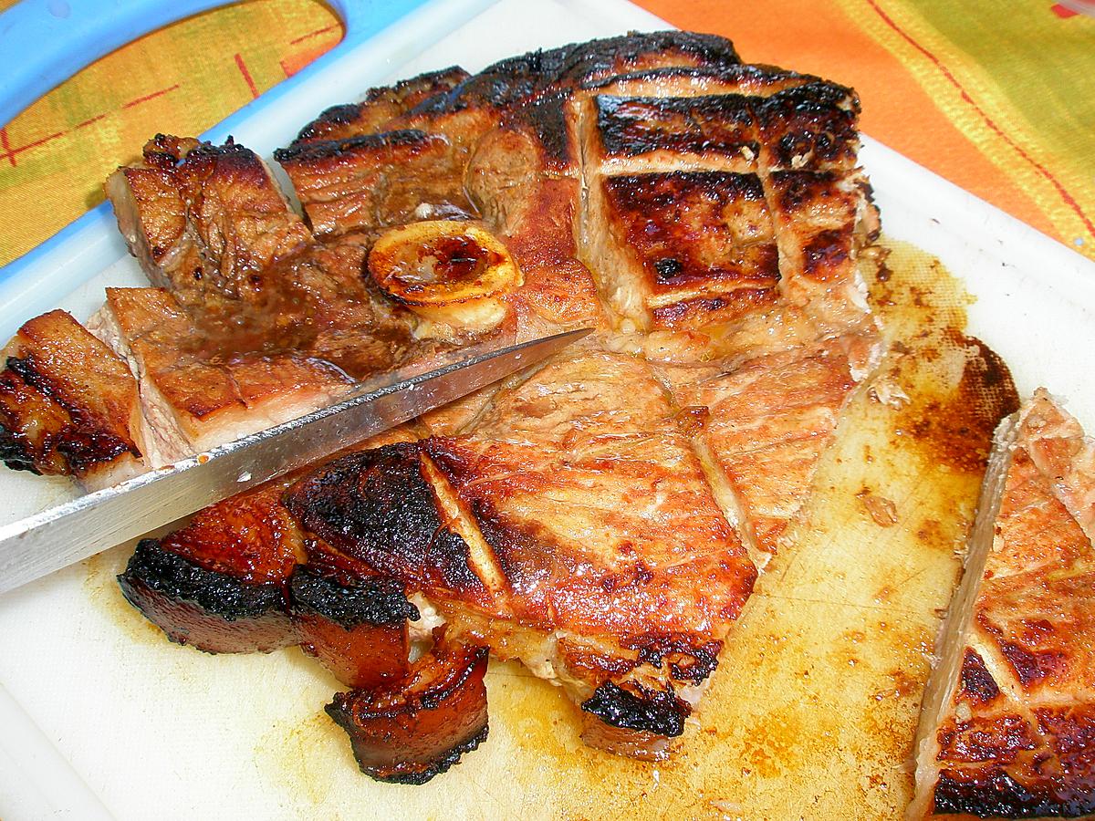 recette Rouelle de porc au barbecue de Fanfan