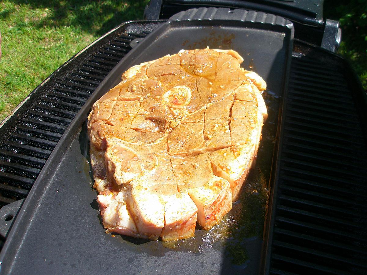 recette Rouelle de porc au barbecue de Fanfan