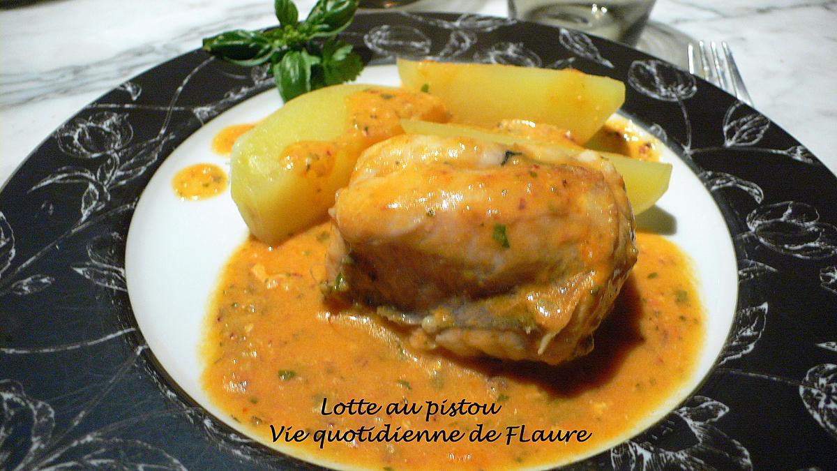 recette Lotte au pistou