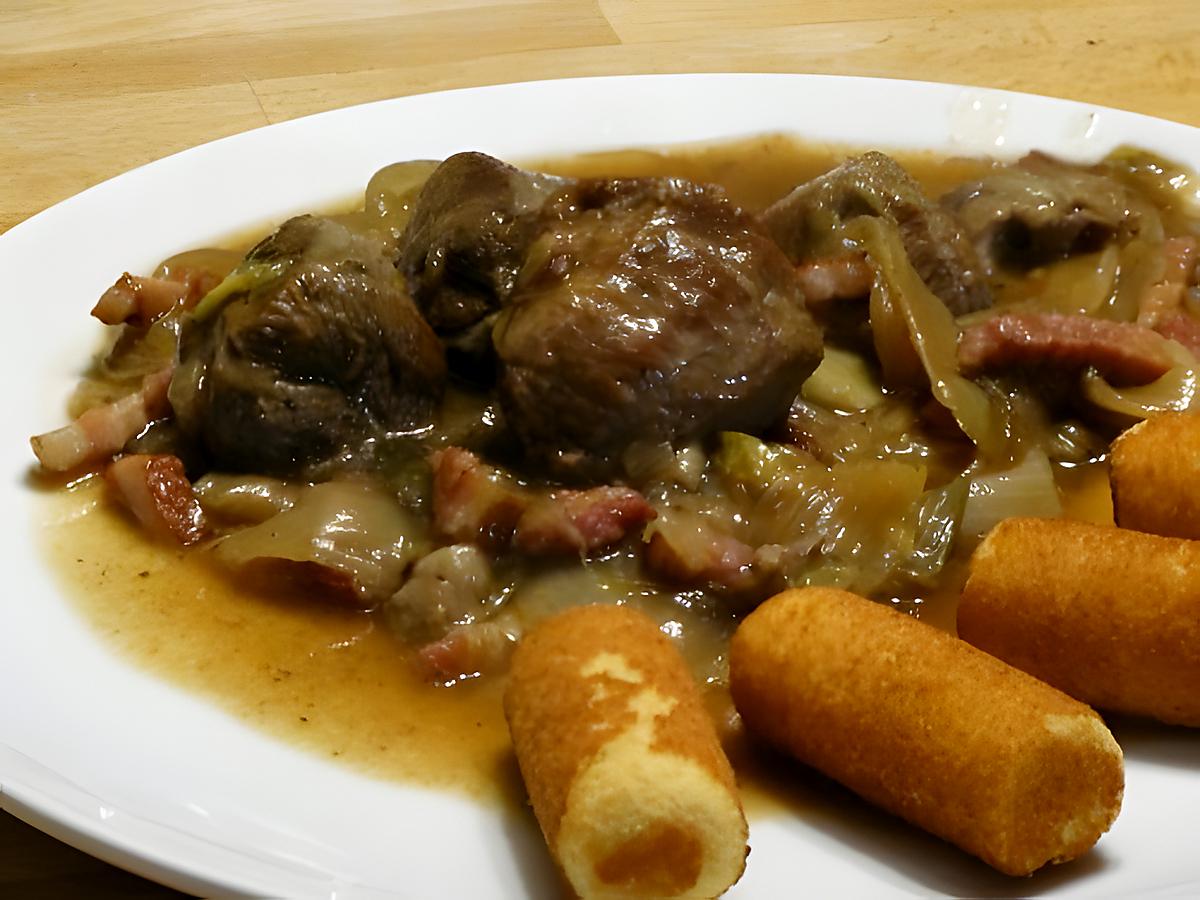 recette Joues de Porc à la Brabançonne