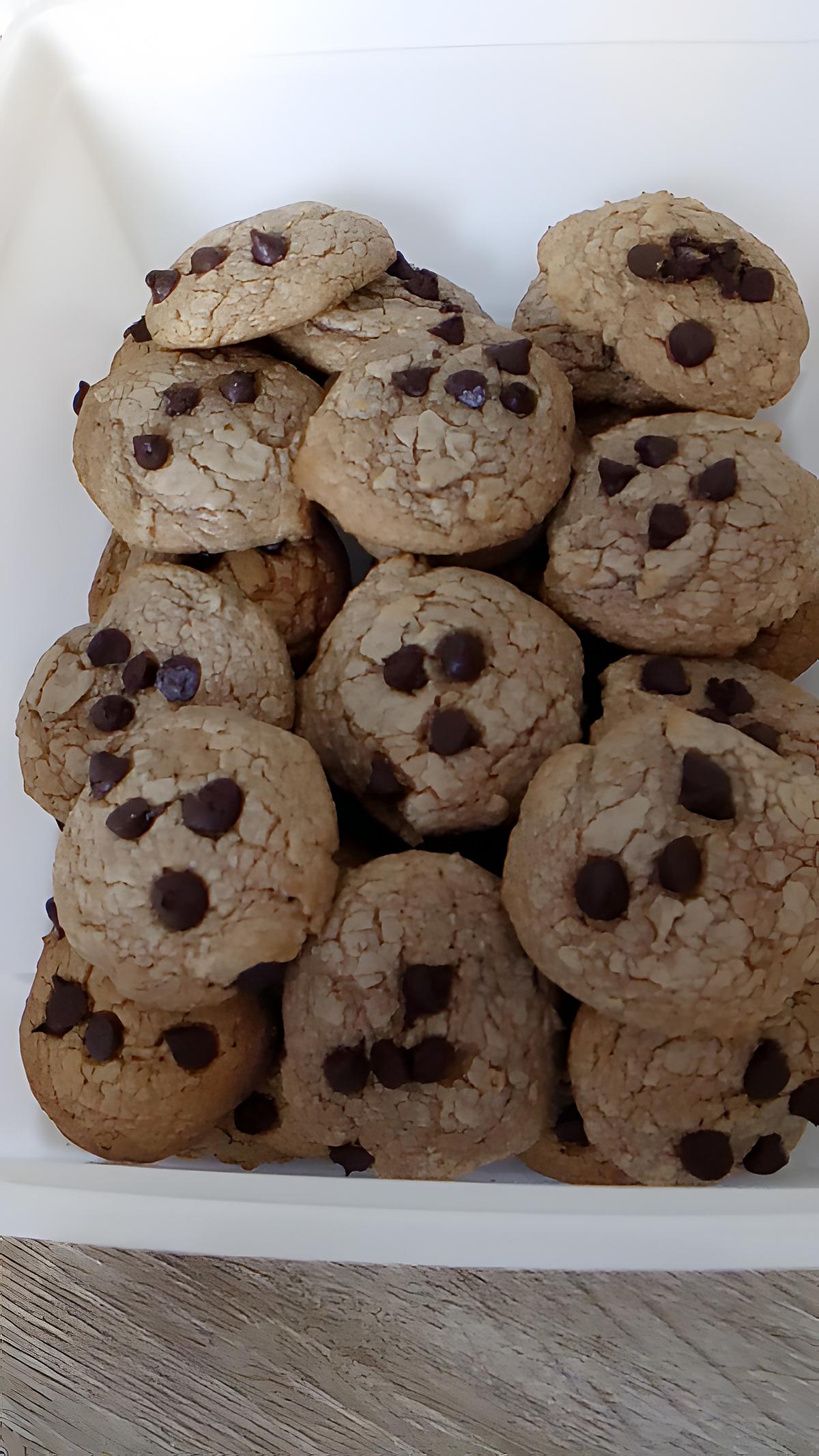 recette cookies chocolat au lait et pépites de chocolat