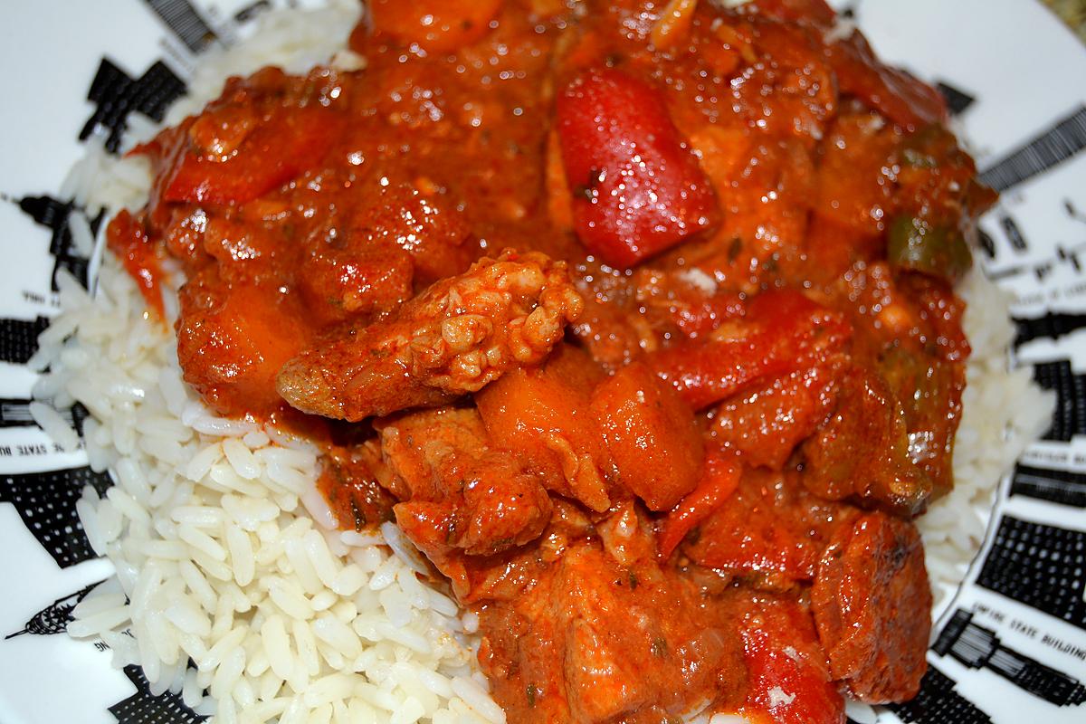 recette Sauté de Veau aux saveurs d'Espagne