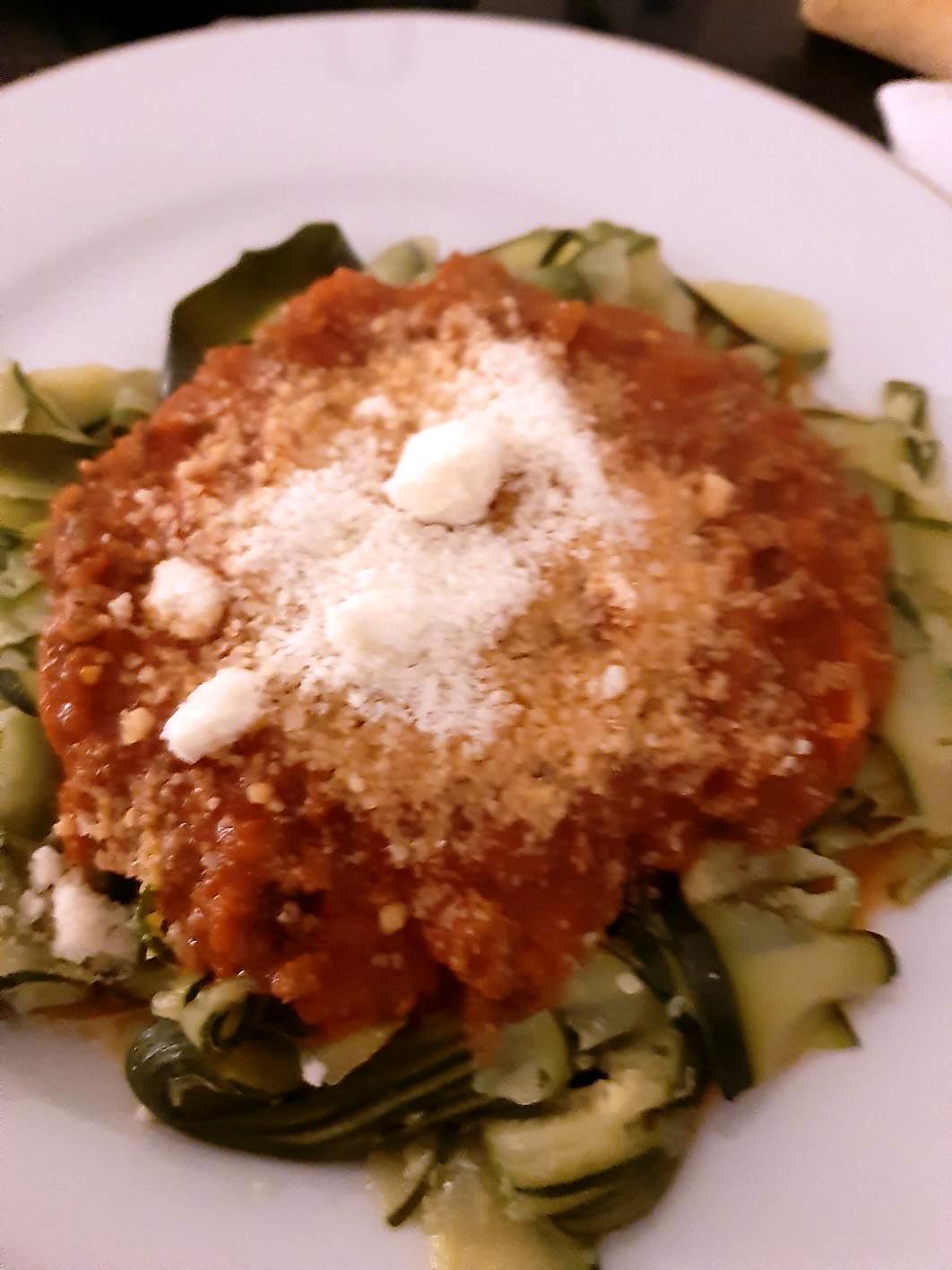 recette Tagliatelles de Courgettes ( bolognaise )