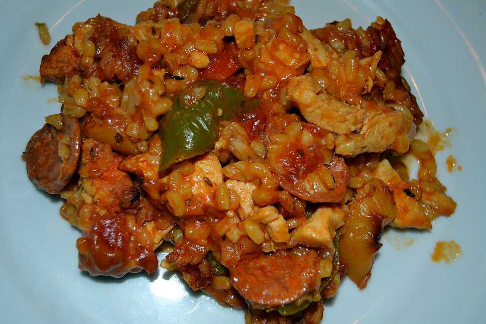 recette Riz façon Jambalaya