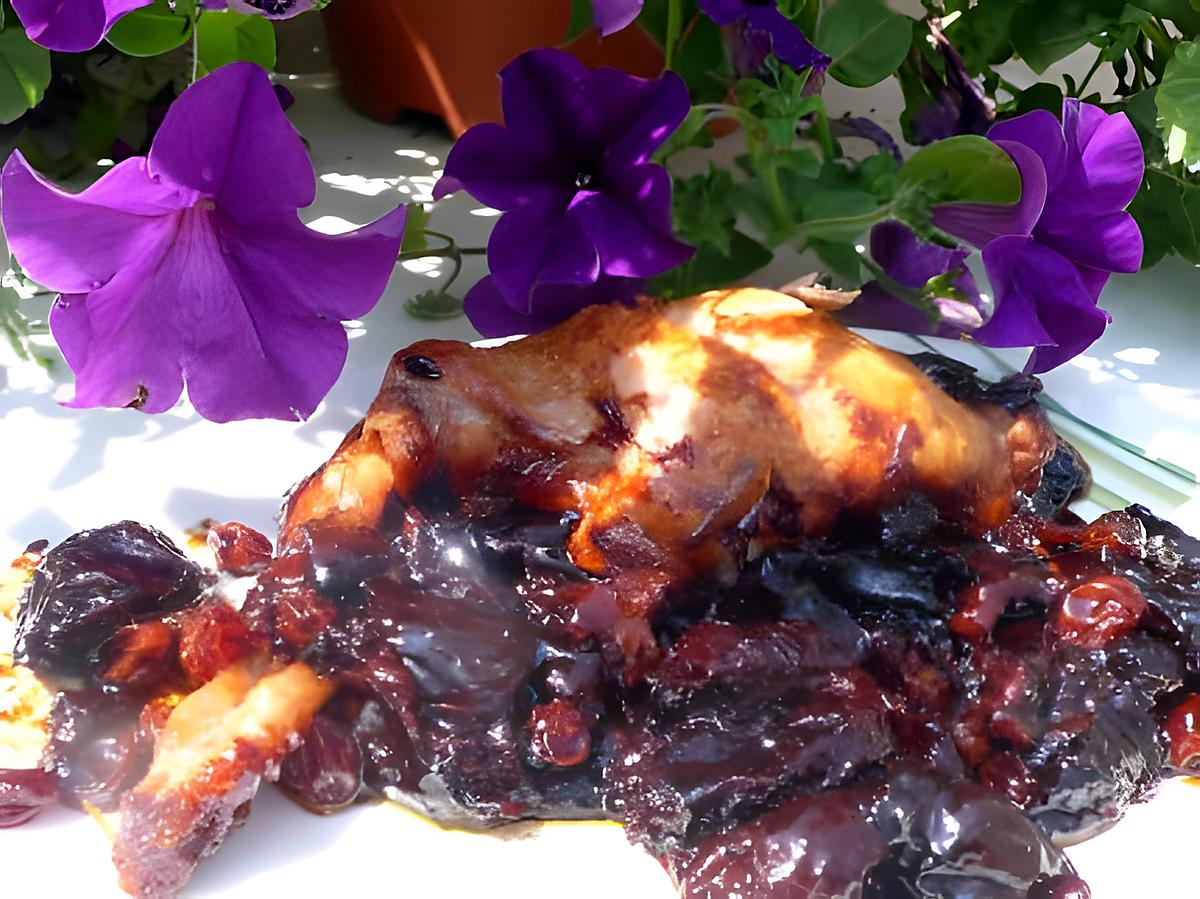 recette lapin aux pruneaux et raisins de corinthe