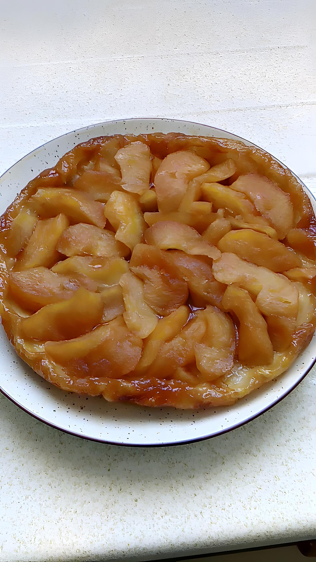 recette tarte renversé aux pommes