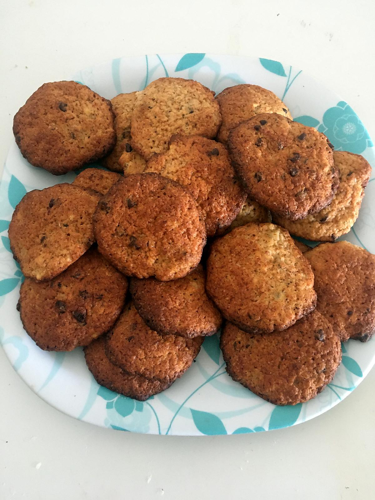 recette Sablés banane aux pépites de chocolat!