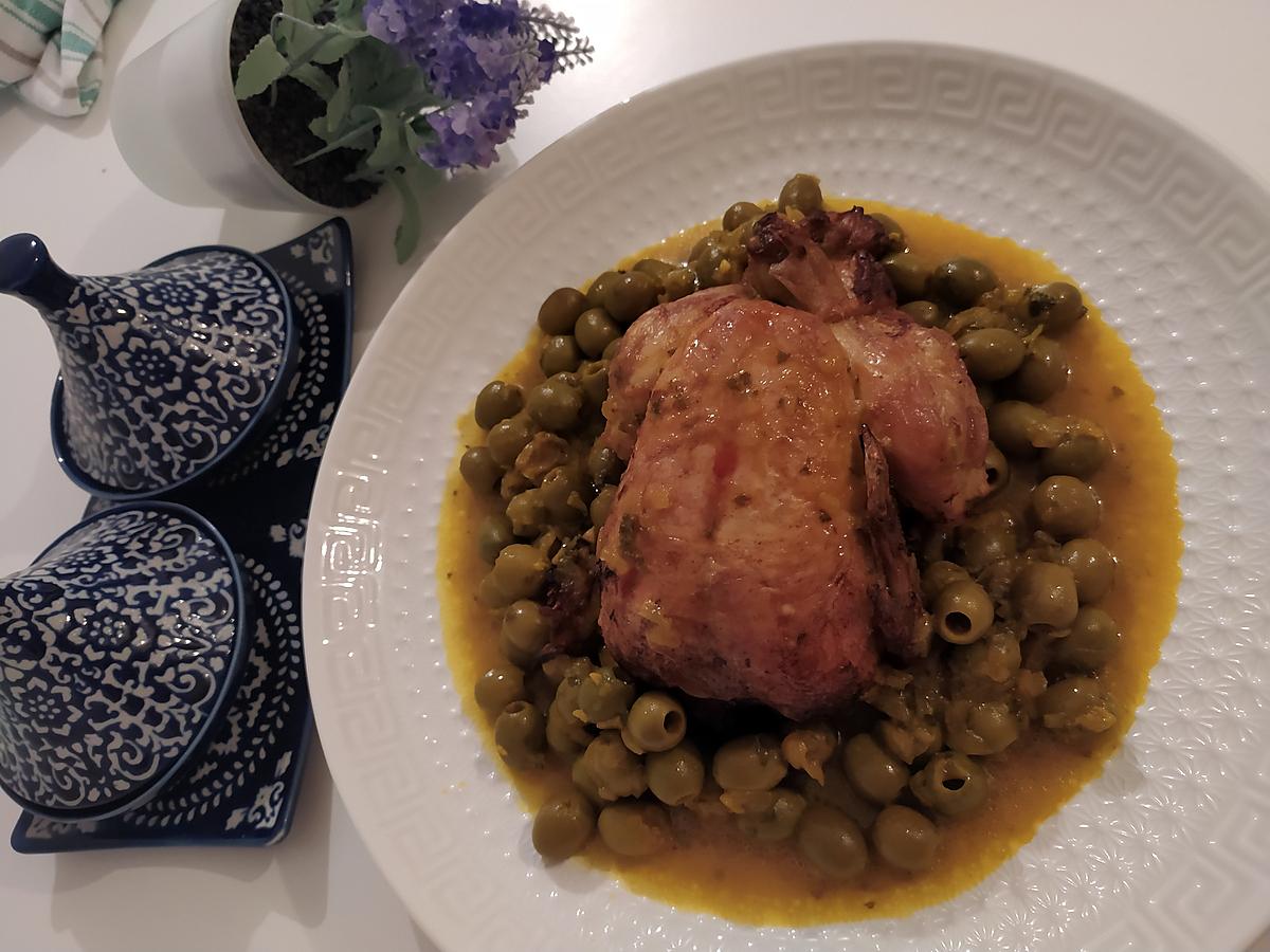 recette Poulet aux olives