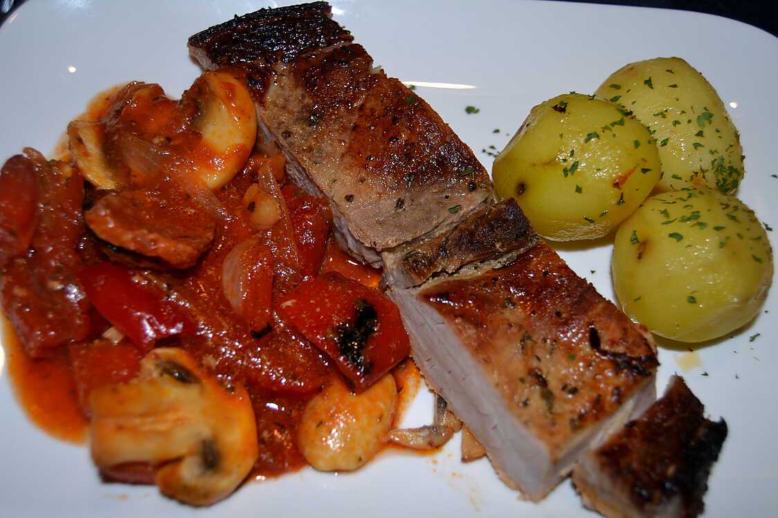 Rouelle de Porc à l' Andalouse
