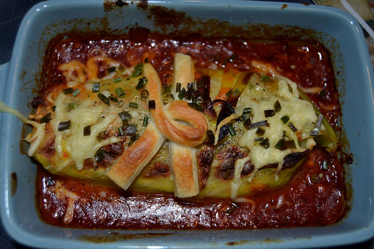 recette Cannelloni de chou et sa Sauce Tomate