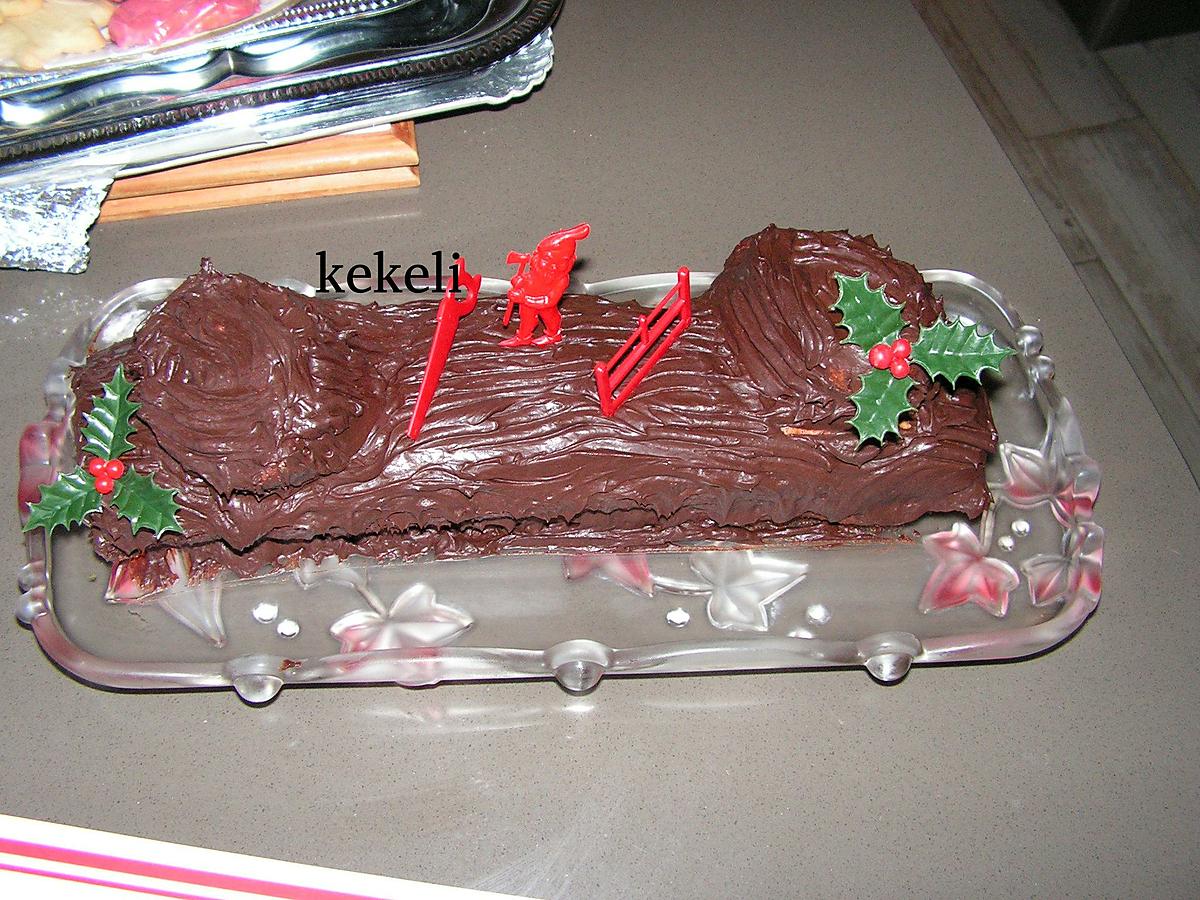 recette Bûche de Noël au chocolat