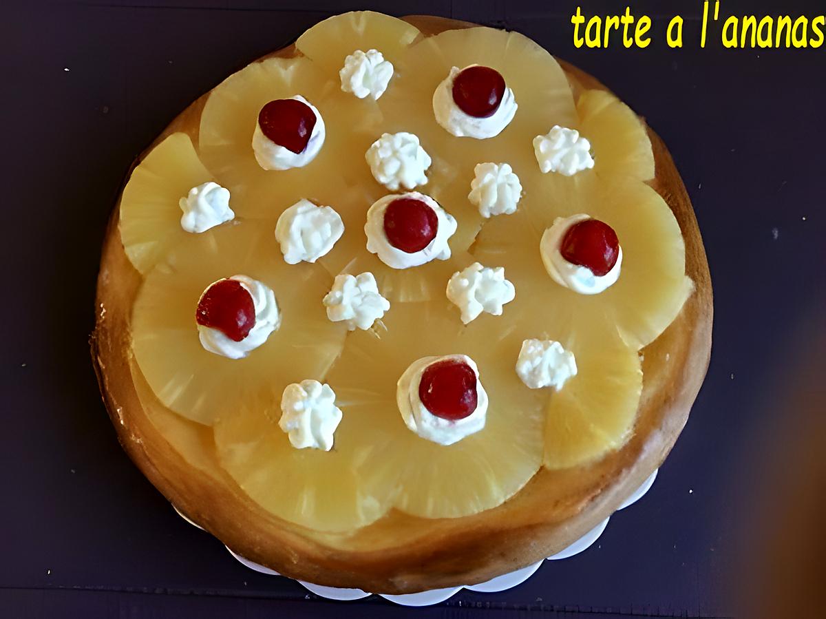 recette tarte a l'ananas