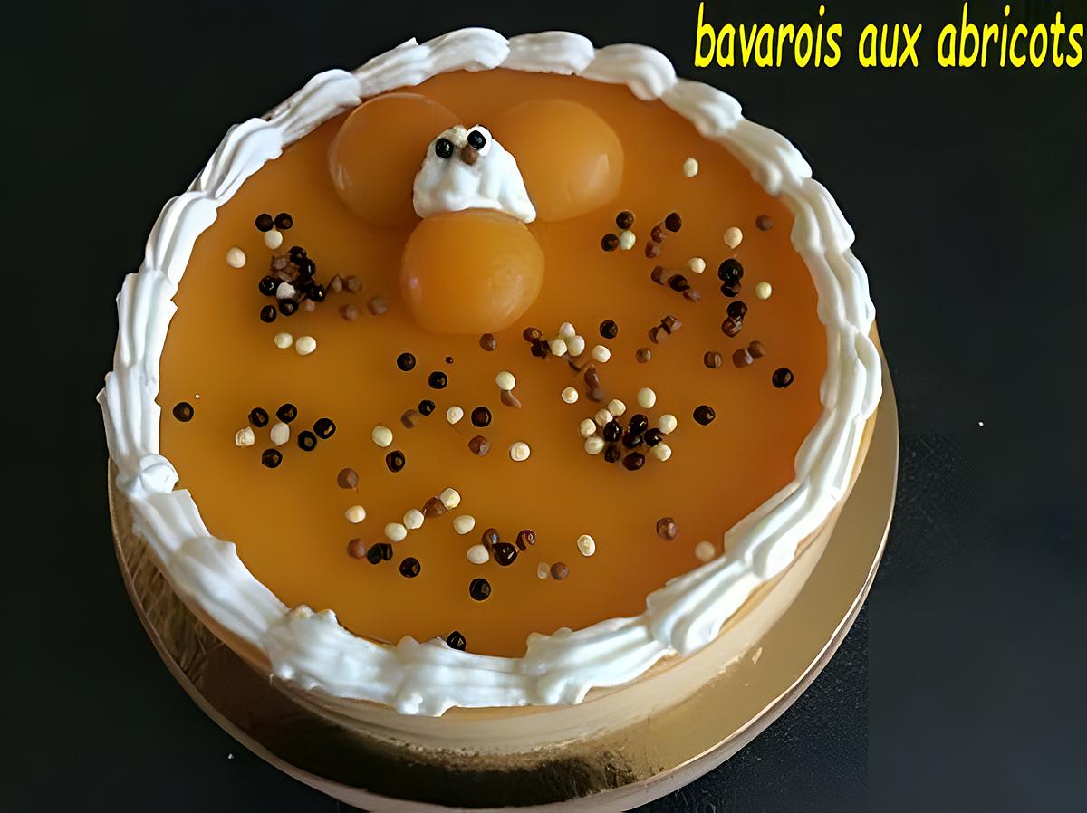 recette bavarois aux abricots