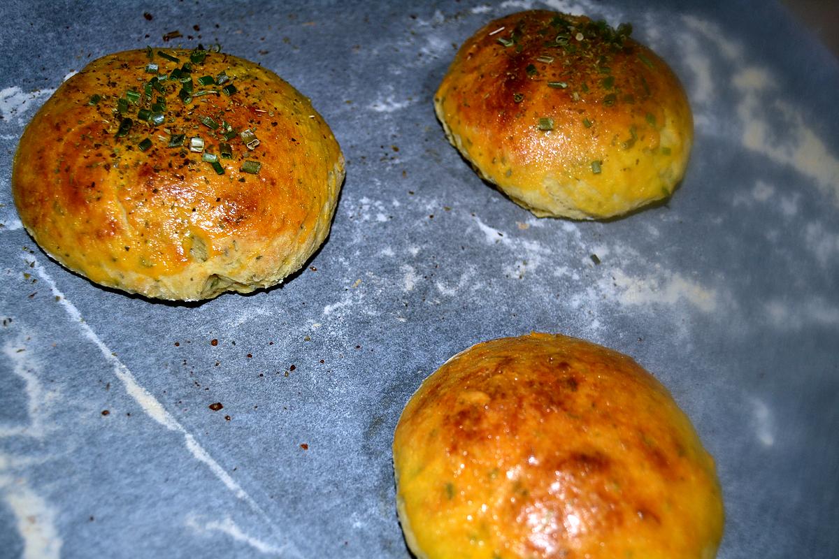 recette Mes Petits Pains Burger ( au parmesan , basilic et origan )