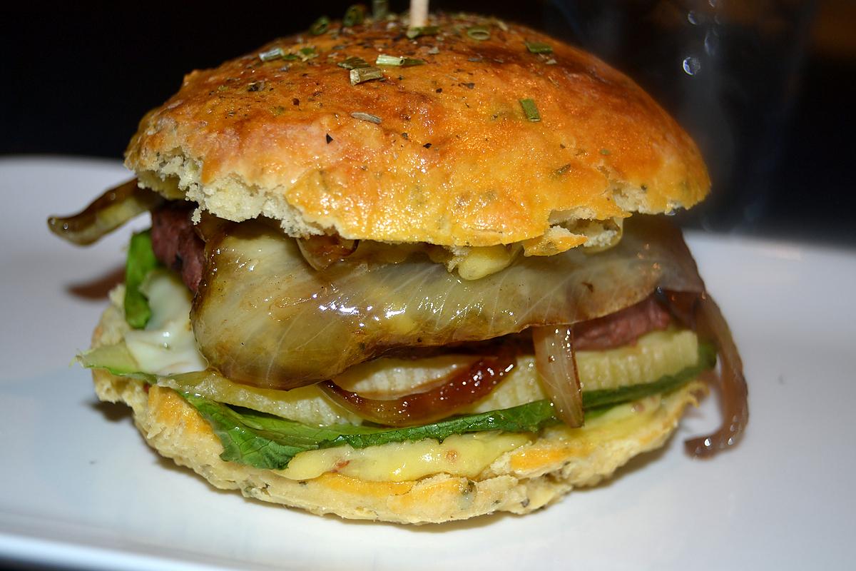 recette Burger " Munster et endives "