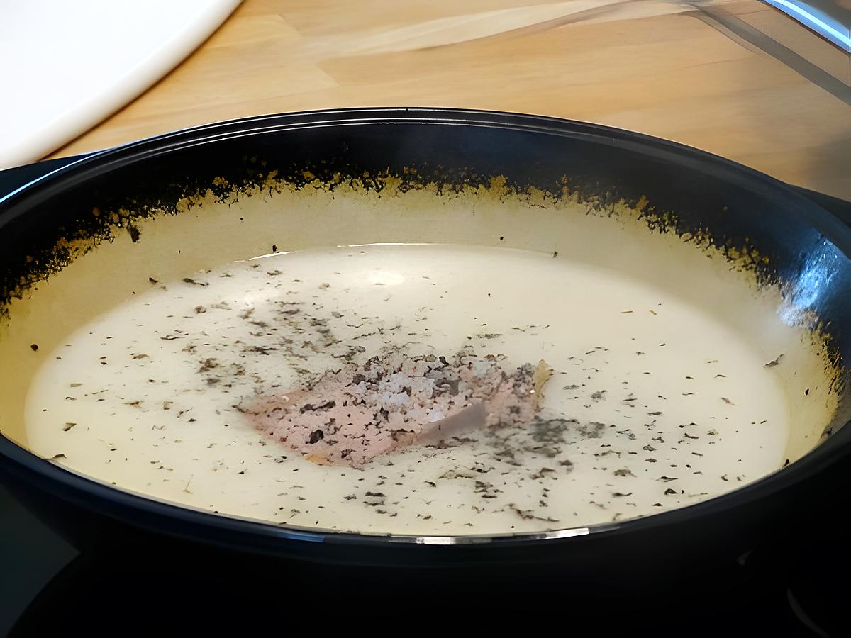 recette Velouté de Chou Fleur au Foie Gras  et Râpures de Truffes