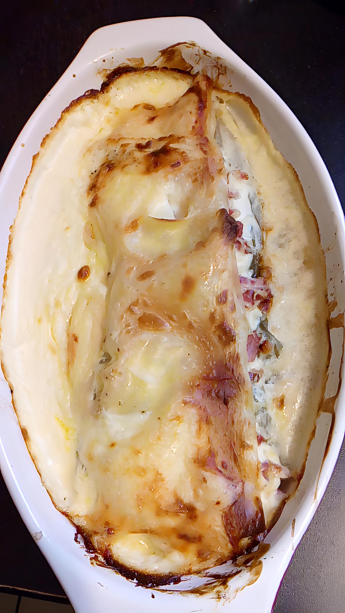 recette lasagne d'endives a la raclette