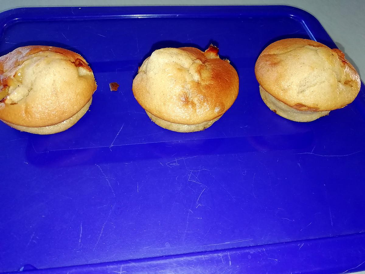recette Doux muffins au coeur fondant de pommes