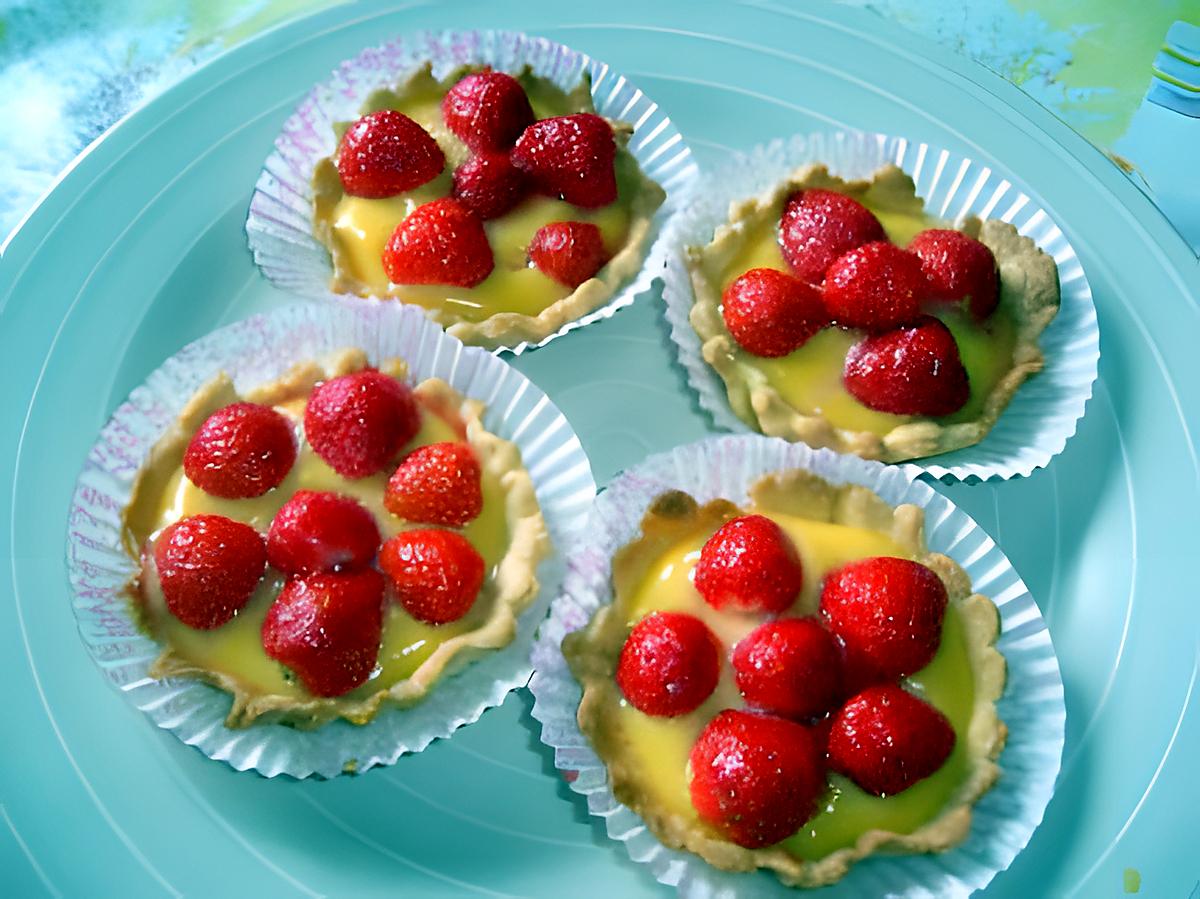 recette Tartelettes aux fraises