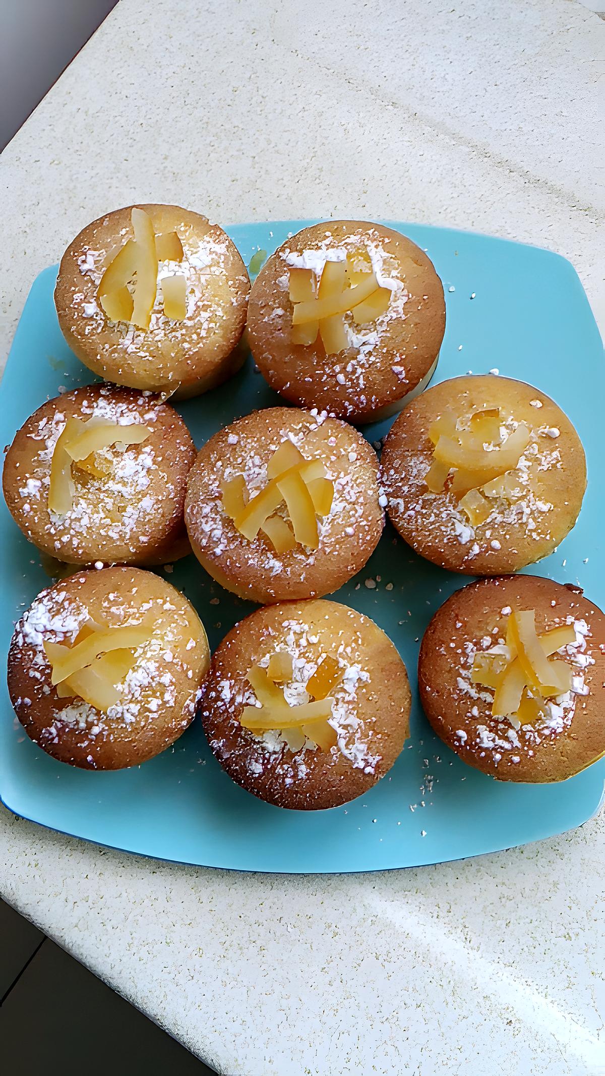 recette petits fondant marmelade et écorces d'orange confite