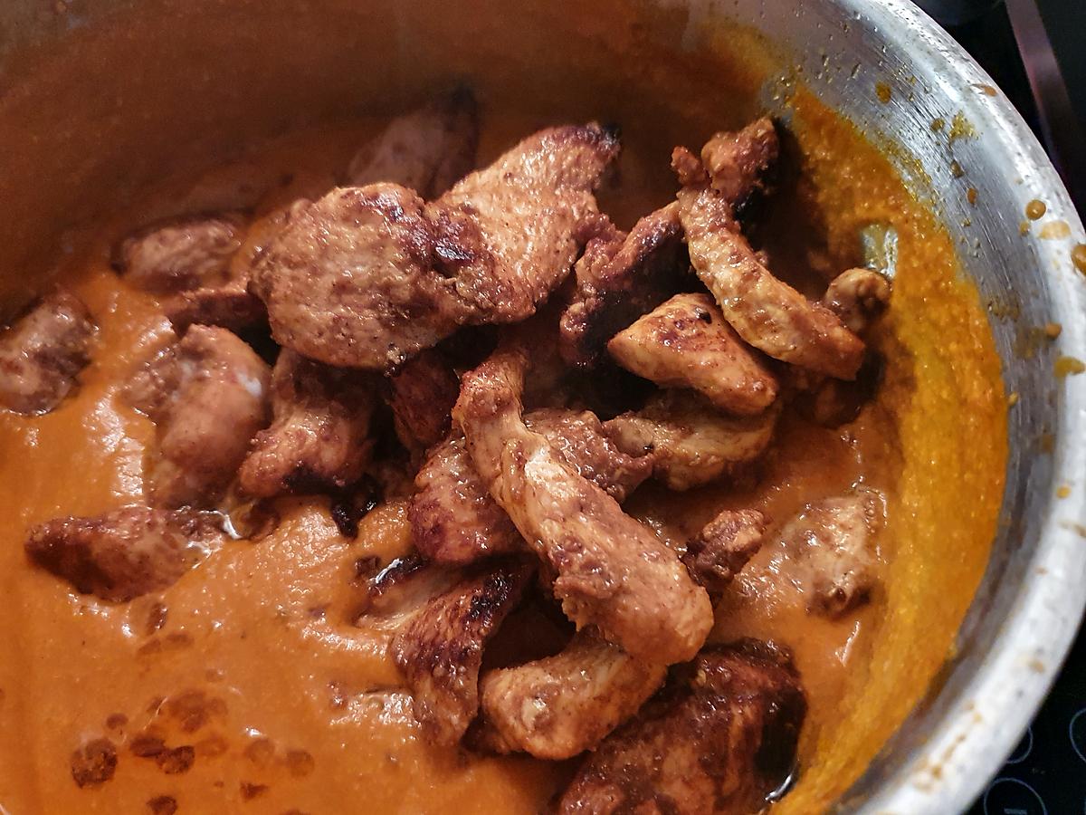 recette Butter chicken ou poulet au beurre (Murgh Makhani)