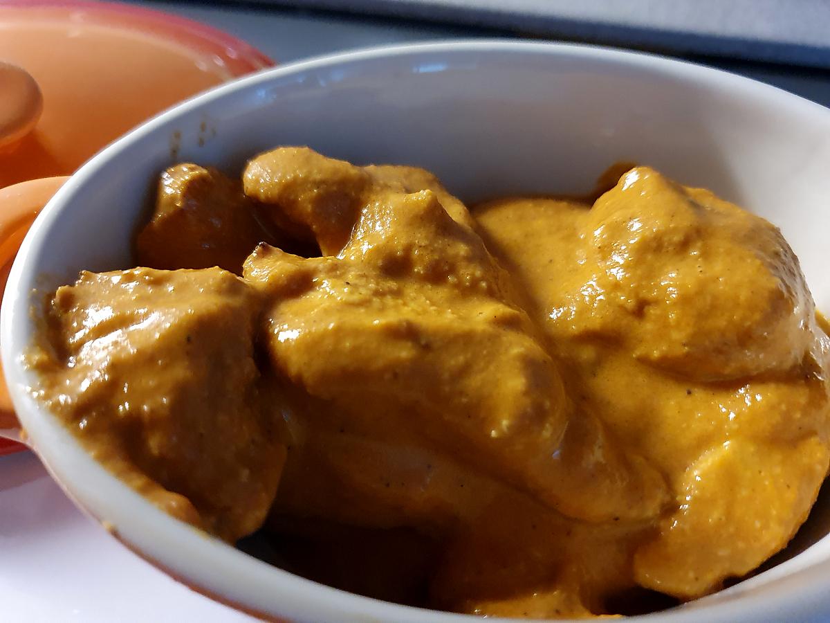 recette Butter chicken ou poulet au beurre (Murgh Makhani)