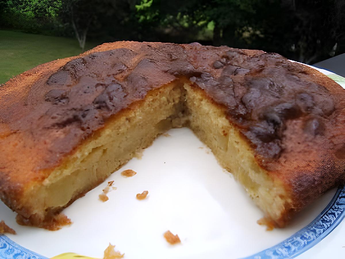 recette Gâteau aux pommes et casanis