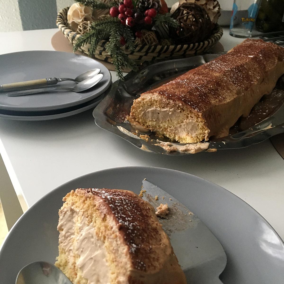 recette Buche au praliné