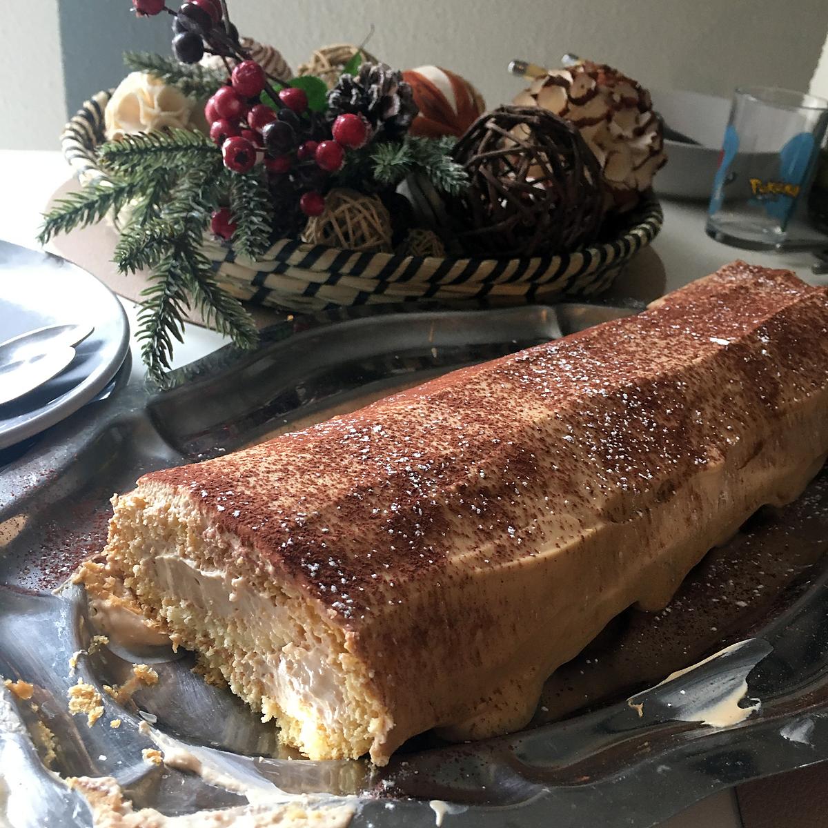 recette Buche au praliné