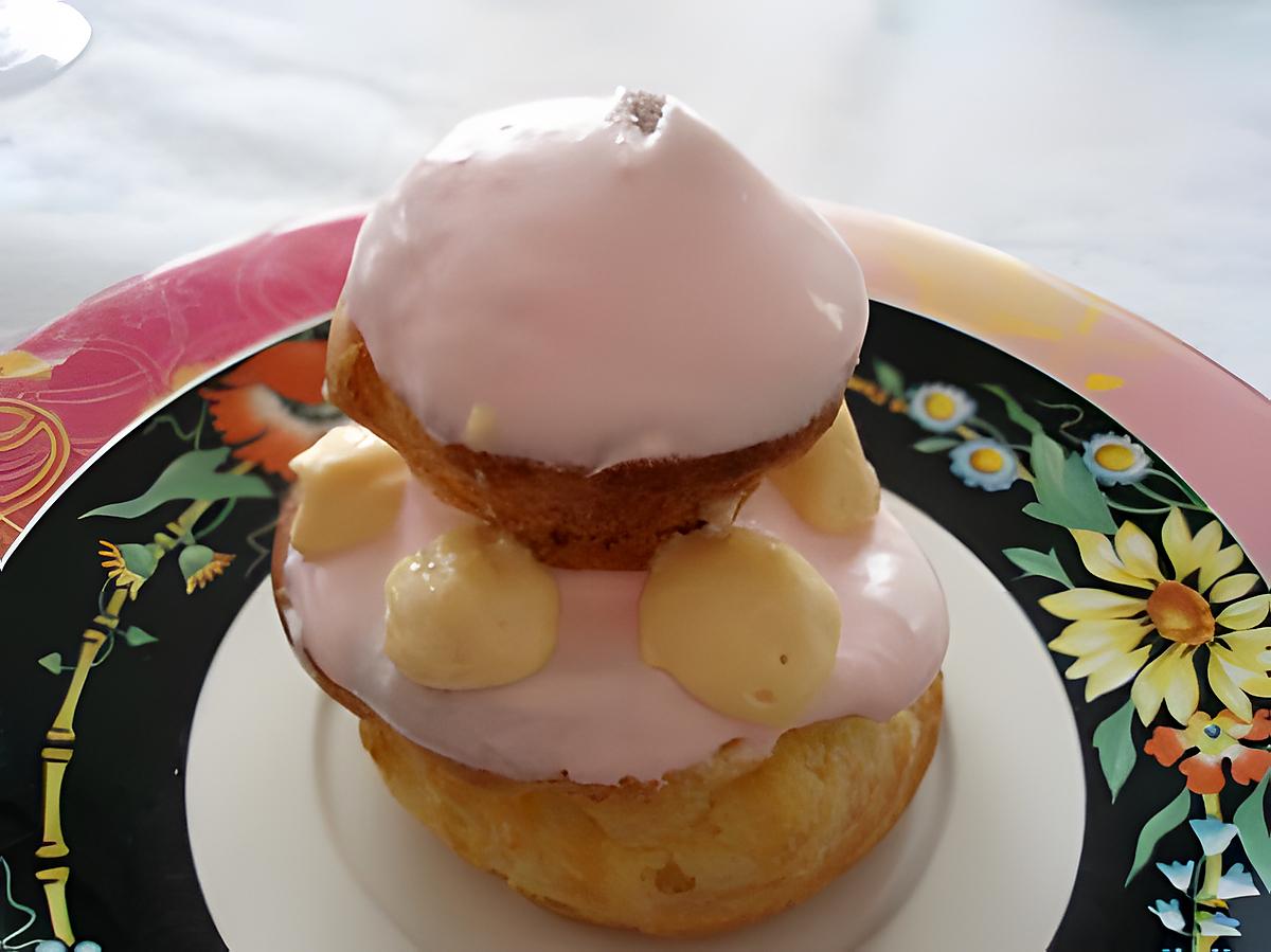 recette Religieuses roses à la crème de thon