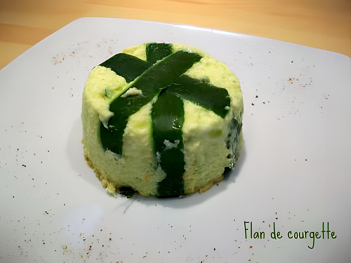 recette flan de courgette