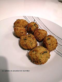 recette Croquettes de semoule