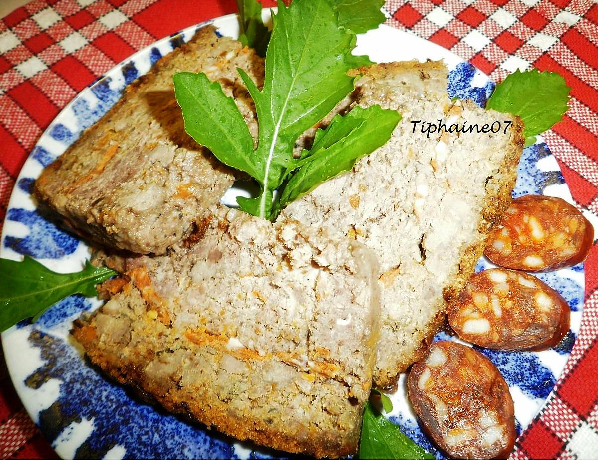 recette Pâté-maison, viande de bison et chorizo