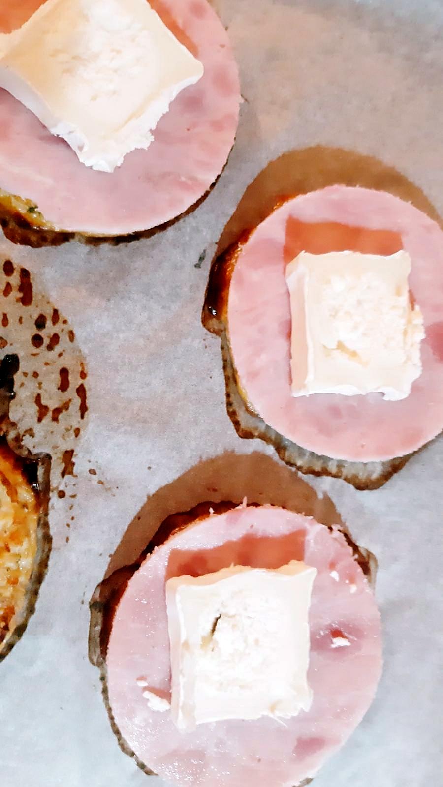 recette Croques chou fleur au chèvre