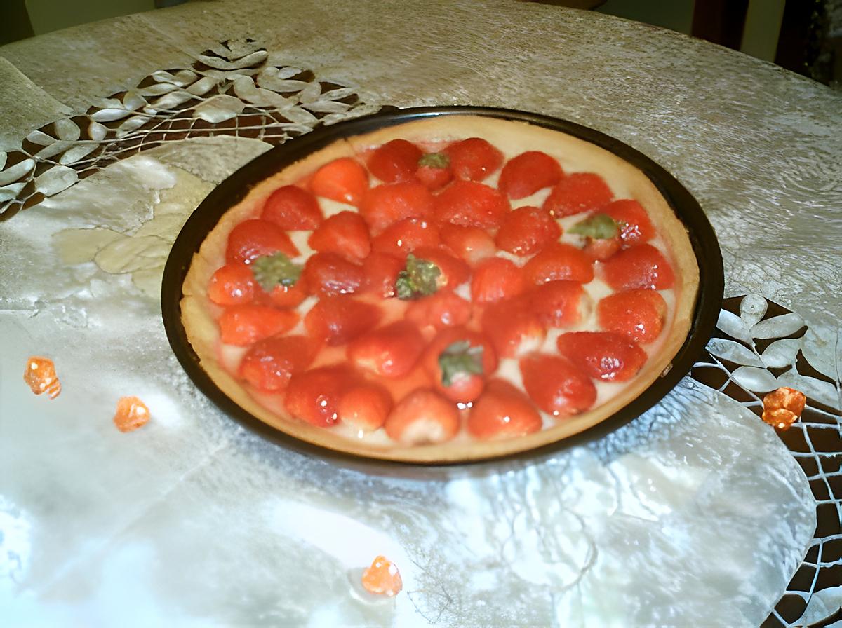 recette tarte au fraise