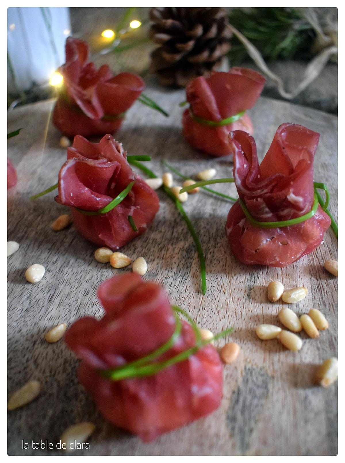 recette Bouchées de bresaola